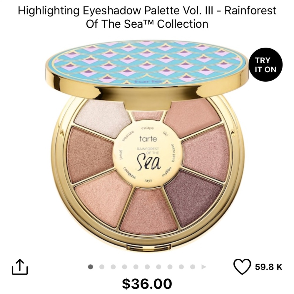 Tarts Highlighting Eyeshadow Palette
